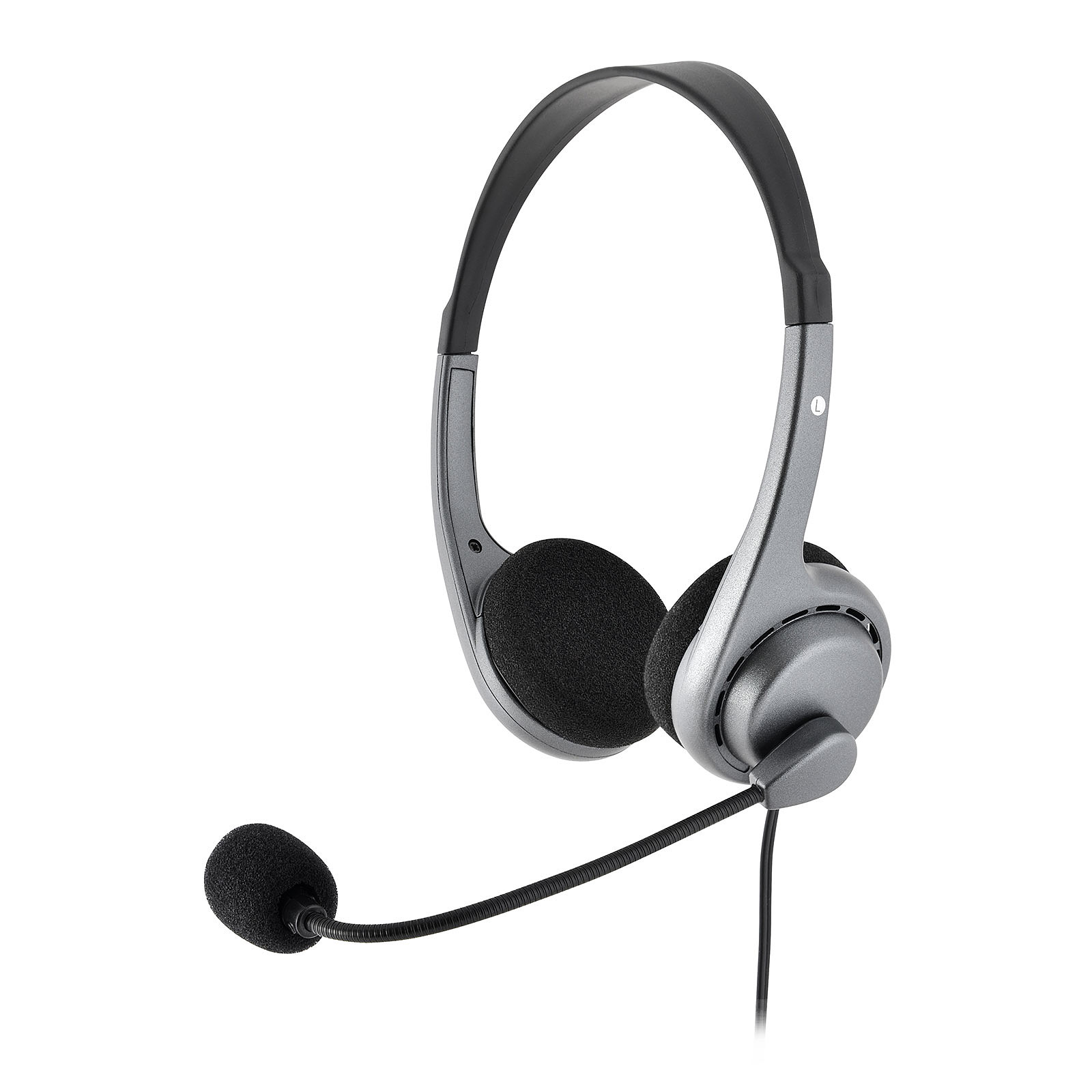 Bluestork MC101 Stereo Gris - Micro-casque - Cybertek.fr - 0