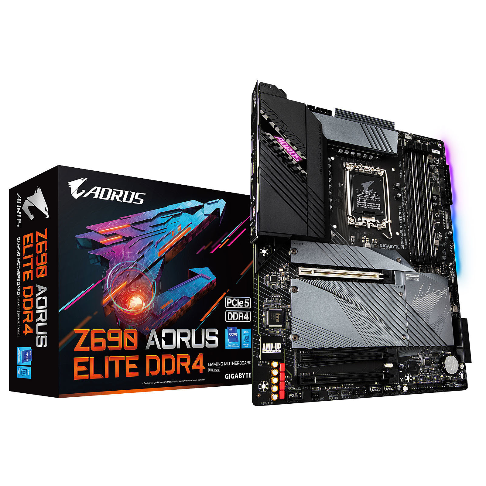 Gigabyte Z690 AORUS ELITE DDR4 ATX  - Carte mère Gigabyte - 0