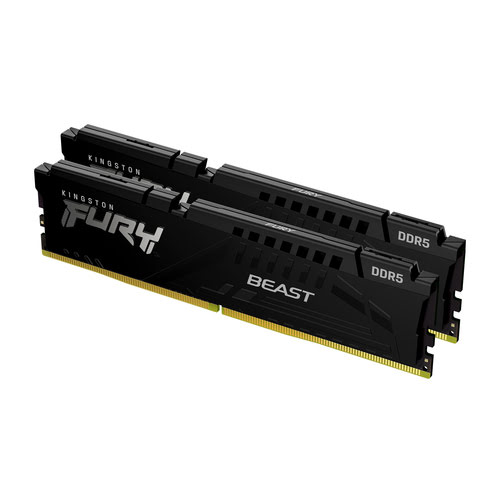 Kingston Fury Beast 16Go (2x8Go) DDR5 5200MHz - Mémoire PC Kingston sur Cybertek.fr - 0