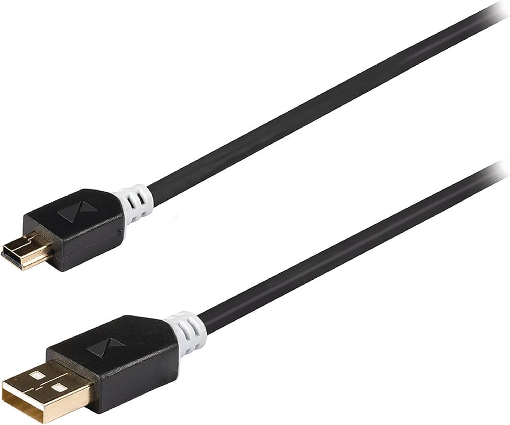 Câble USB-A/Mini USB mâle/mâle - 3m - Anthracite# - Connectique PC - 0