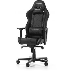 DXRacer Racing Pro R131-N - Noir/Simili Cuir/4D