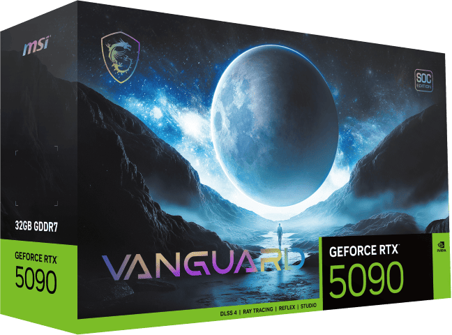 MSI GeForce RTX 5090 32G VANGUARD SOC  - Carte graphique MSI - 10
