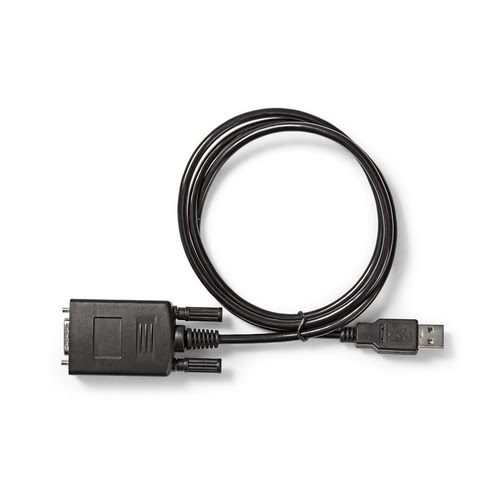 image produit  Câble Noir AD-USB-SERIAL-DB9 mâle - USB Cybertek