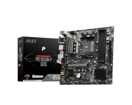 MSI PRO B550M-P GEN3 Micro-ATX  - Carte mère MSI - Cybertek.fr - 0