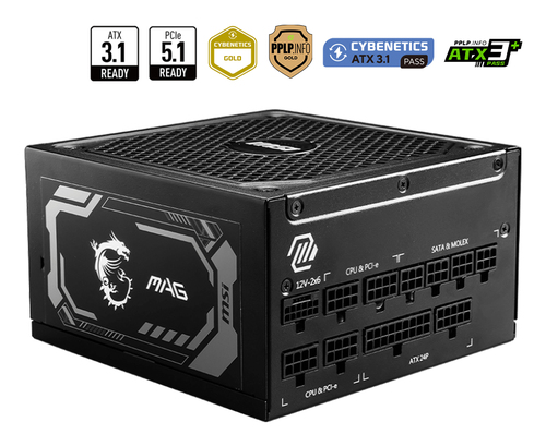MSI 80+ GOLD FM (1000W) - Alimentation MSI - Cybertek.fr - 3
