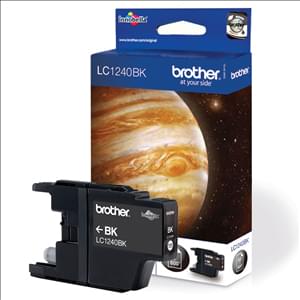 Cartouche LC1240BK Noir pour imprimante Jet d'encre Brother - 0