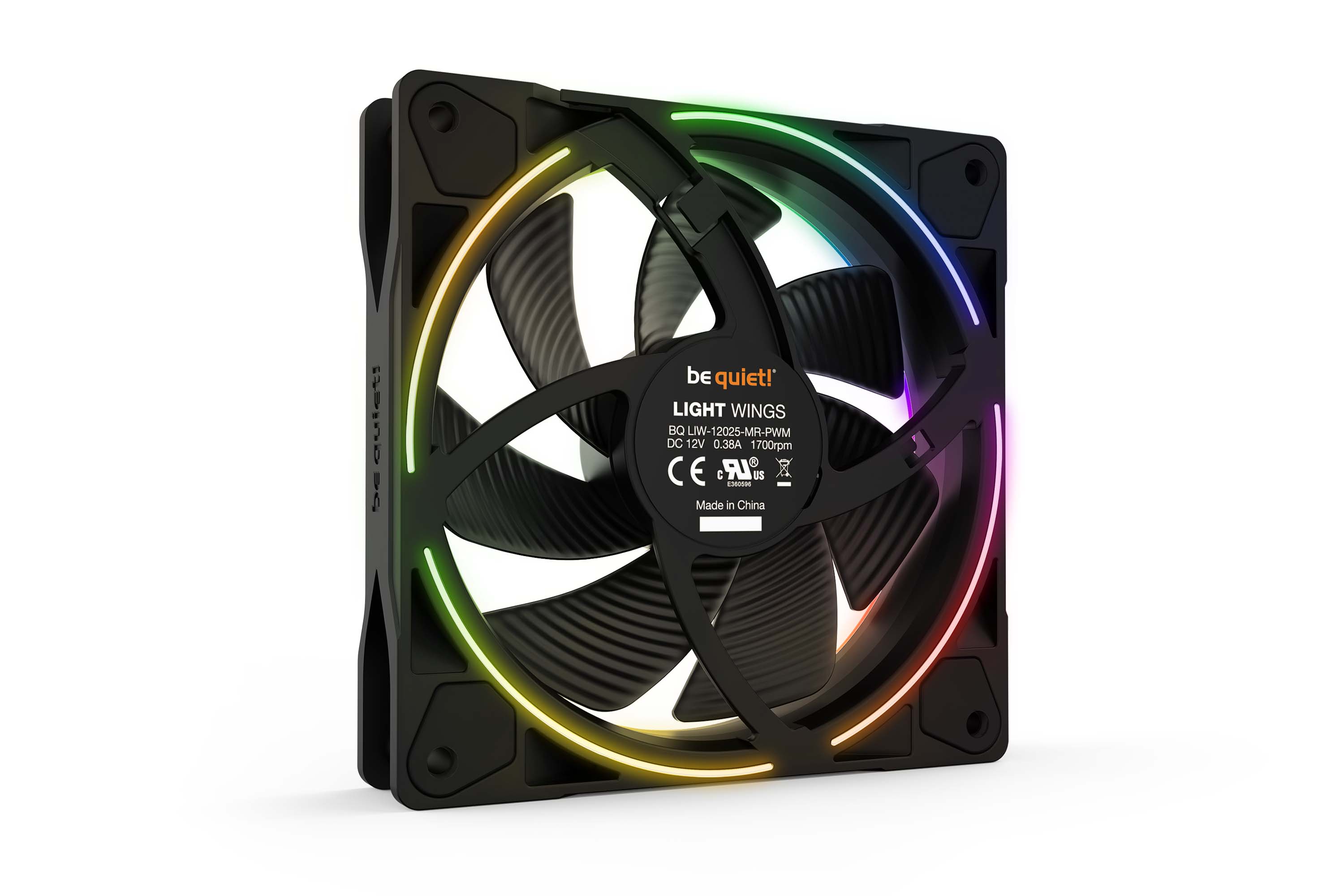 be quiet! Light Wings 120mm PWM ARGB Kit x3 - Ventilateur boîtier - 3