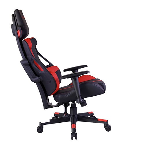 Siège PC Gamer The G-LAB K-Seat Carbon - Noir/Rouge/Simili Cuir/3D 