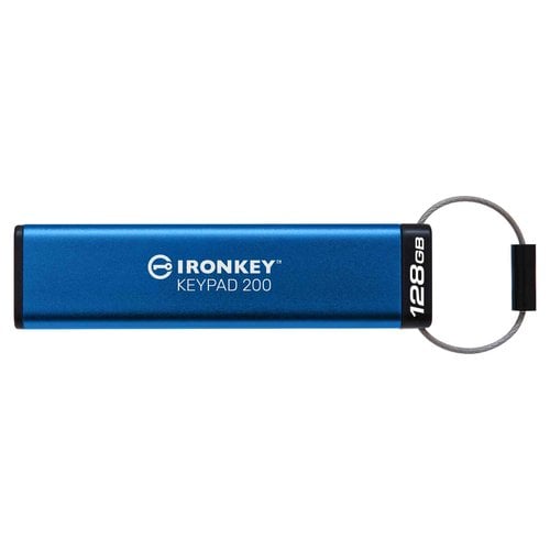 Kingston 128Go Ironkey Keypad 200 - Clé USB Kingston - Cybertek.fr - 0
