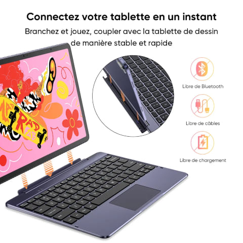 Clavier ACK08 pour Magic Drawing Pad - QWERTY - 4