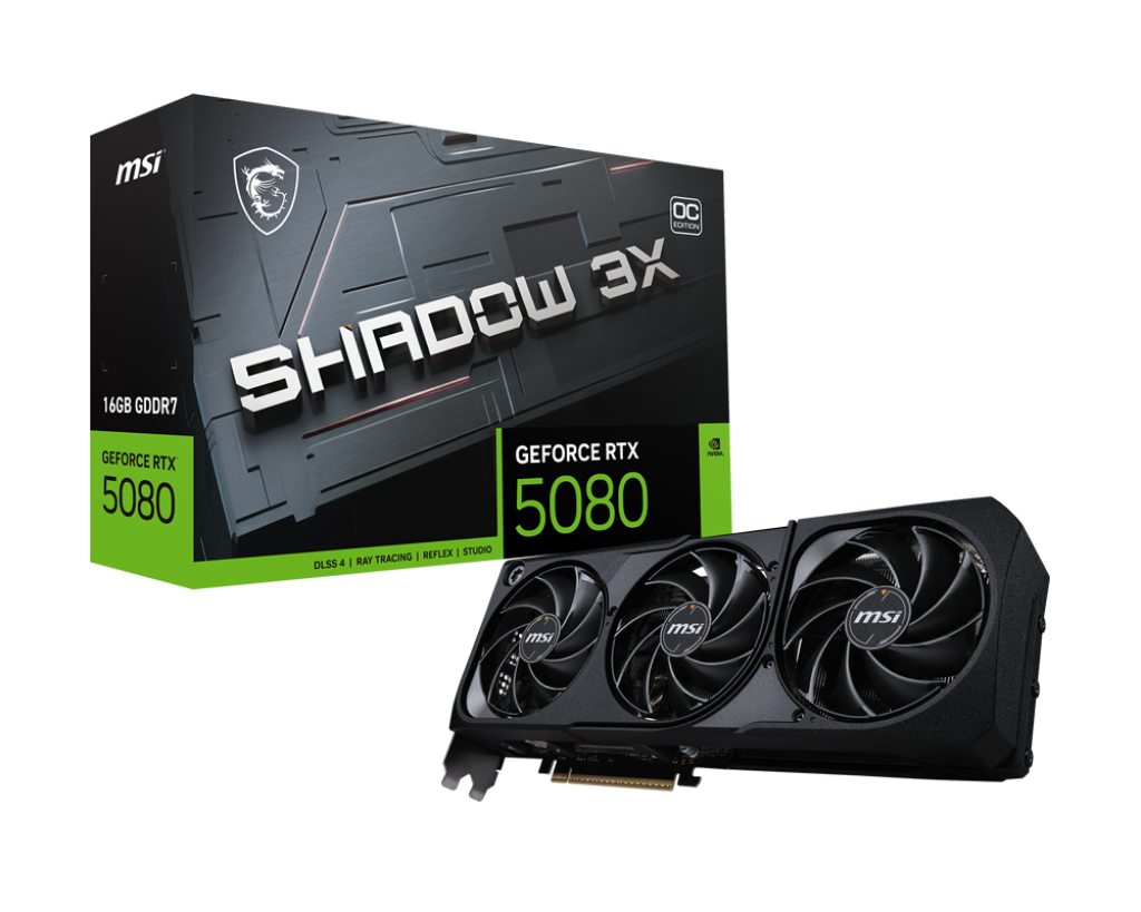 MSI GeForce RTX 5080 16G SHADOW 3X OC OEM