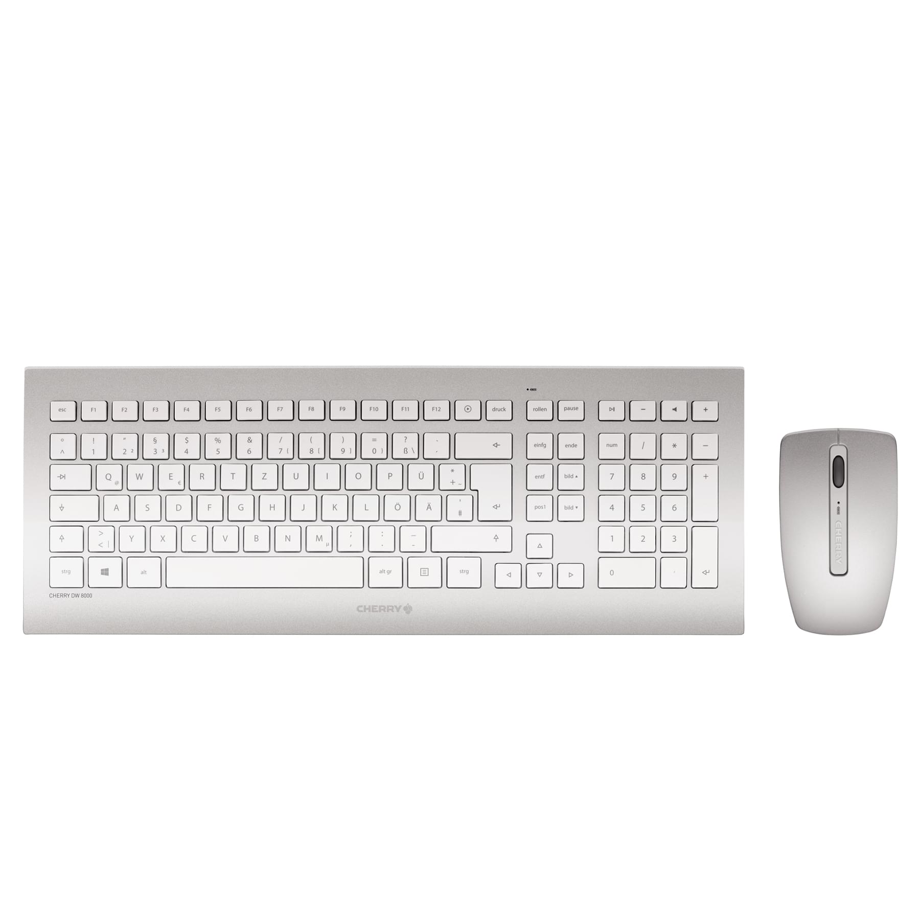 Cherry DW 8000 (blanc/silver) - Pack Clavier/Souris - Cybertek.fr - 0