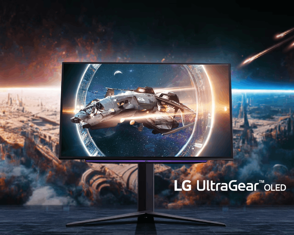 image produit LG UltraGear OLED 27GR95QE-B Cybertek