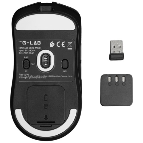 The G-LAB Keyz Elite 450 RGB écran LCD + Kult Elite M100 - Pack Clavier/Souris - 11