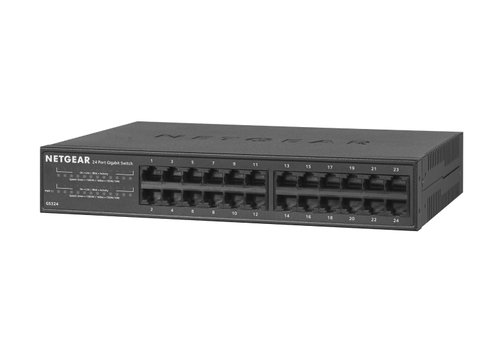 Netgear GS324 - 24 (ports)/10/100/1000/Sans POE/Non manageable