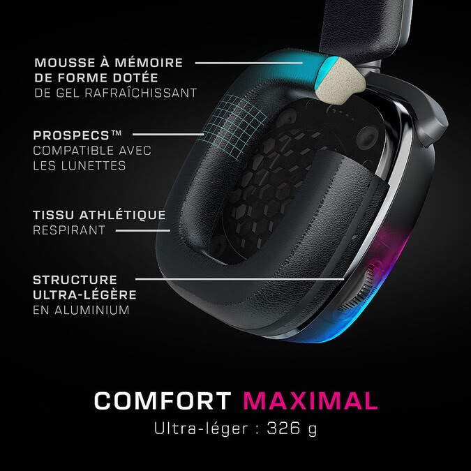 Roccat Syn Max Air 7.1 Surround RGB - Micro-casque - Cybertek.fr - 8