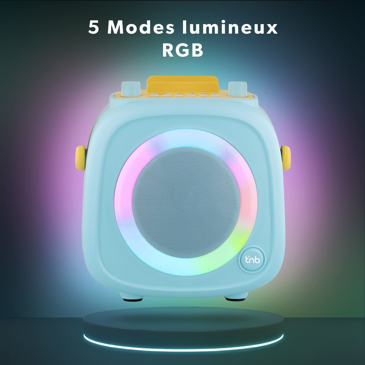 T'nB Enceinte Bluetooth Karaoké Bleu - Enceinte PC T'nB - 3