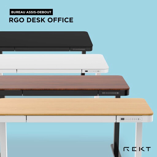 REKT RGo Desk Office 120 (RGODKOFBK) - Achat / Vente Bureau sur Cybertek.fr - 16