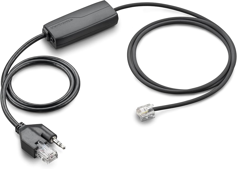 Cable APS-11 Câble EHS pour téléphone fixe - Noir - Accessoire ...