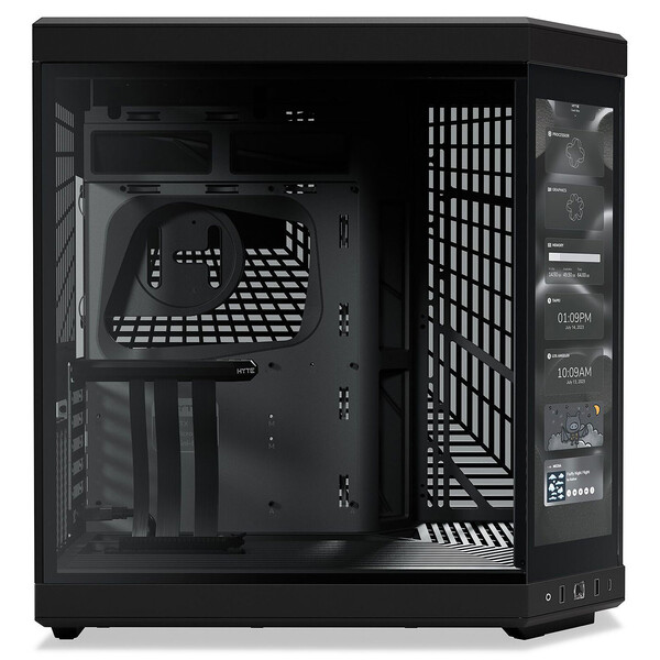 Hyte MT/Sans Alim/E-ATX Noir - Boîtier PC Hyte - Cybertek.fr - 2