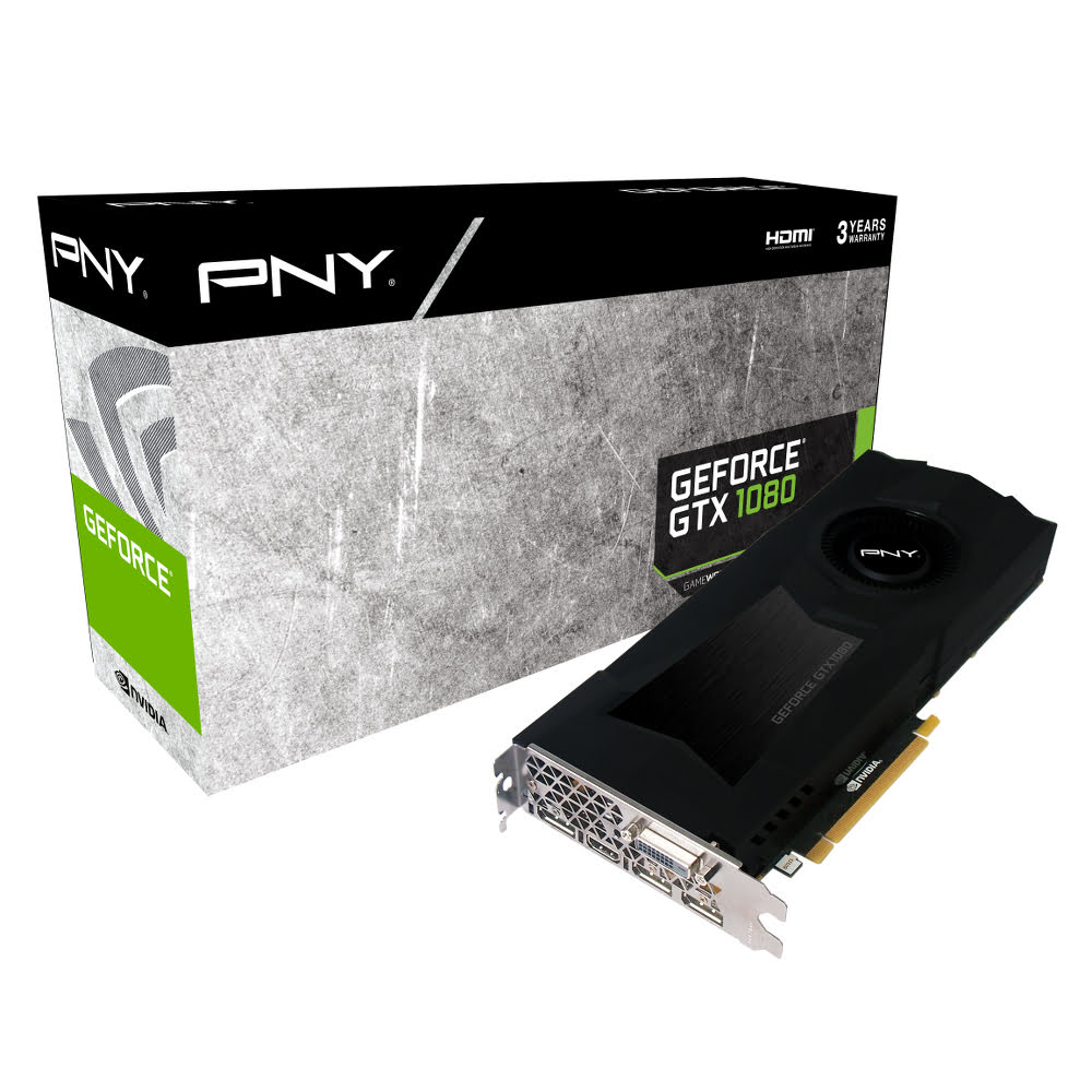 PNY GTX 1080 8GB GDDR5X Bulk  - Carte graphique PNY - Cybertek.fr - 0
