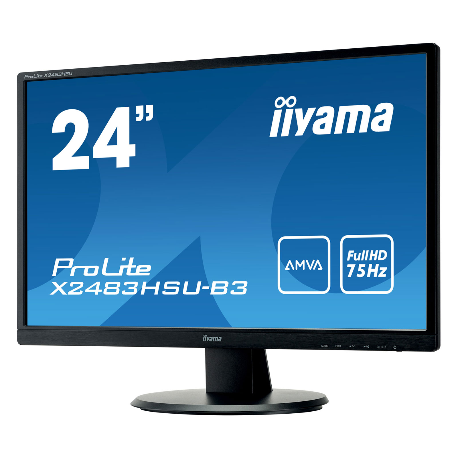 Iiyama 24"  X2483HSU-B3 -- - Ecran PC Iiyama - Cybertek.fr - 3