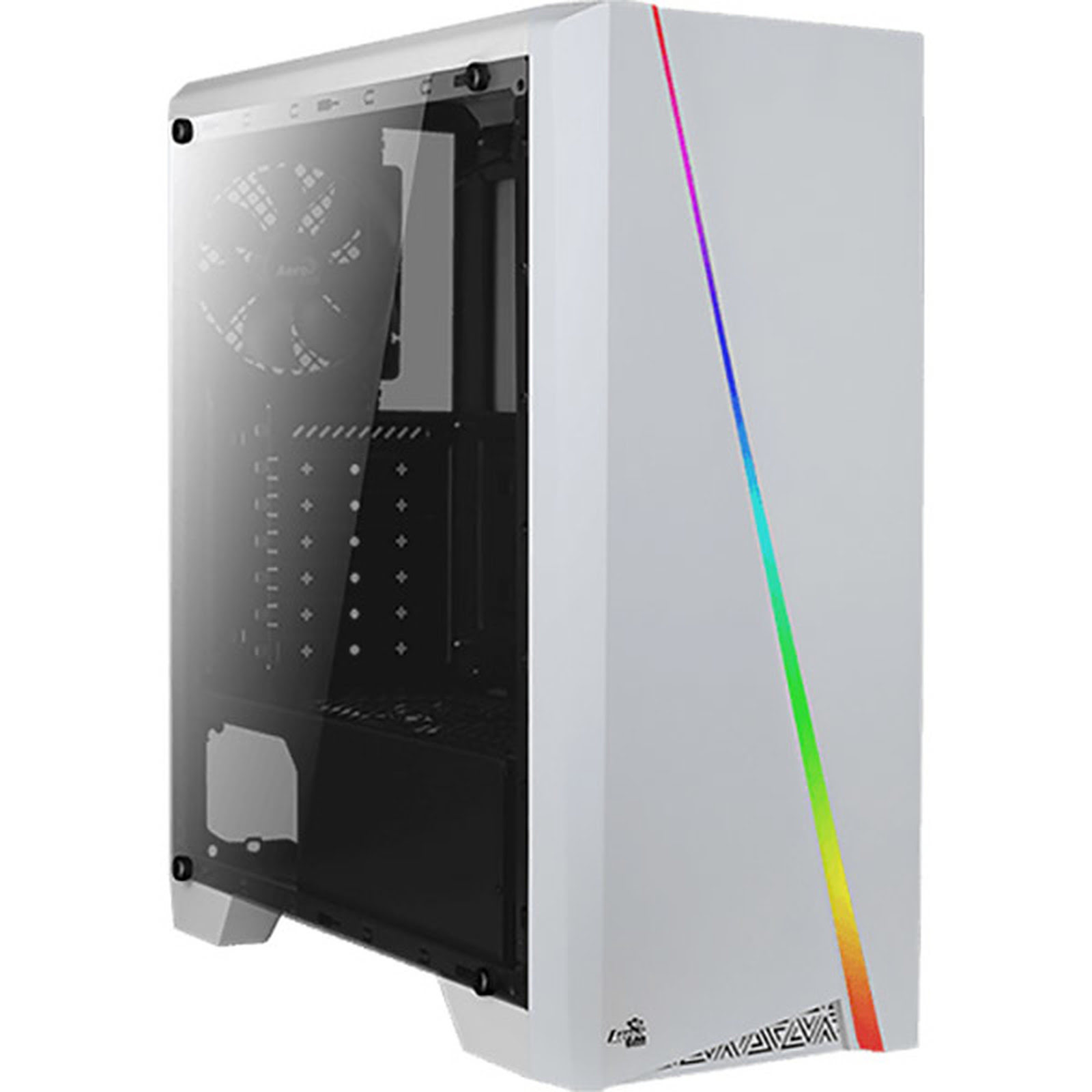 Aerocool Cylon RGB White Blanc - Boîtier PC Aerocool - Cybertek.fr - 0