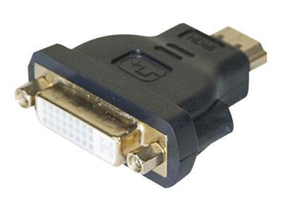 Adaptateur DVI femelle / HDMI mâle - Connectique PC - Cybertek.fr - 0