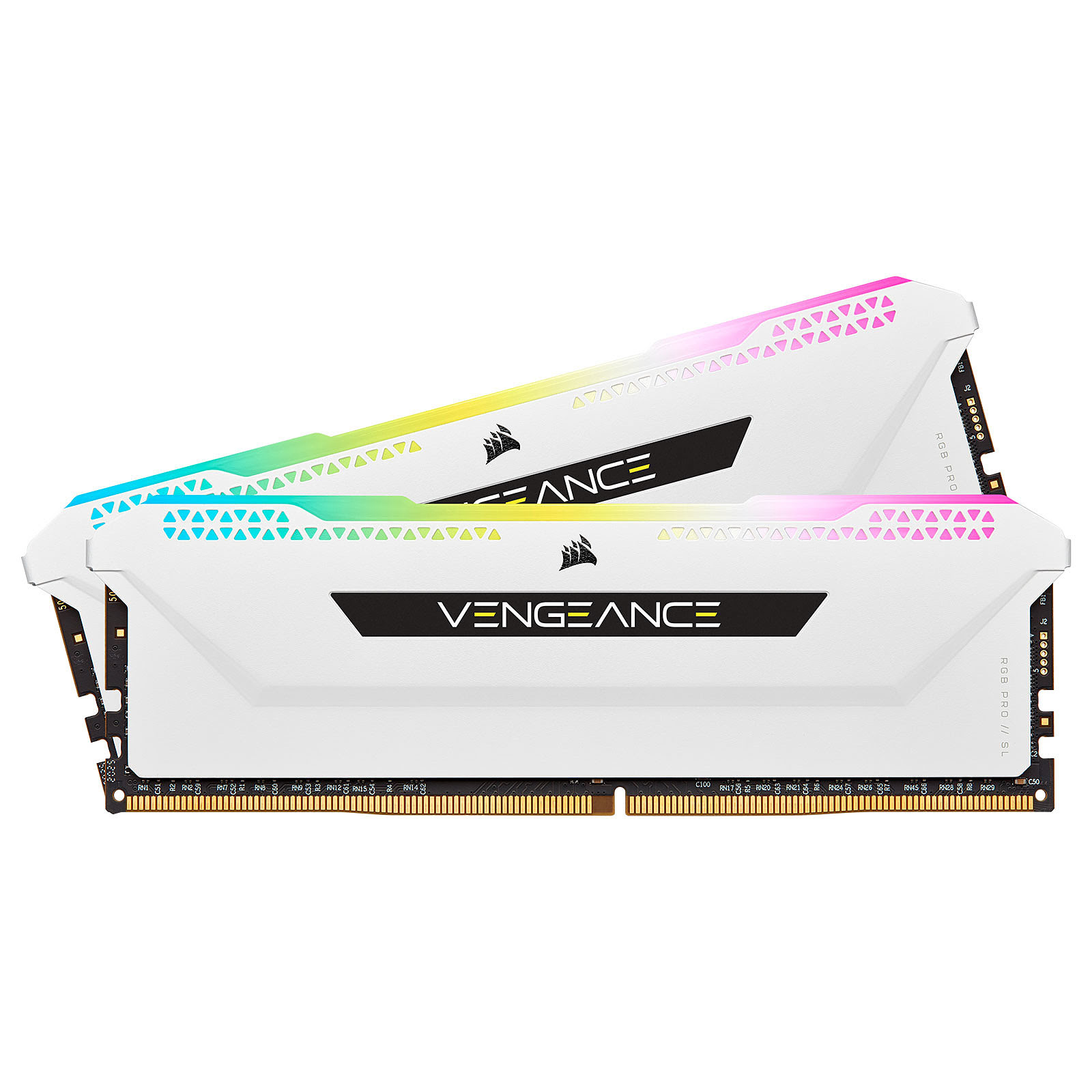 Corsair Vengeance RGB Pro SL 32Go (2x16Go) DDR4 3600MHz - Mémoire PC Corsair sur Cybertek.fr - 1