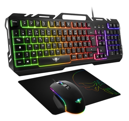 Pack Gamer pour MACBOOK P(Mini Clavier Gamer + Souris Gamer Avec