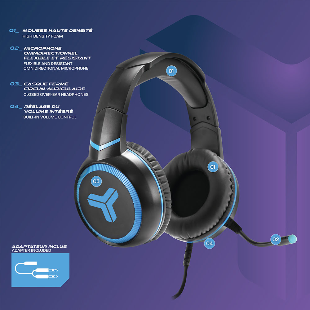 ELYTE HY-100 Stereo Noir - Micro-casque - Cybertek.fr - 4
