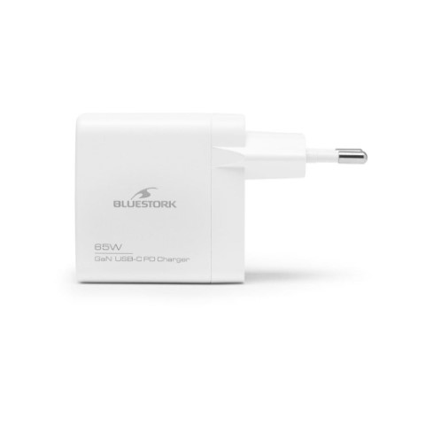 Bluestork 65W USB C - Blanc/Détachable  (PW-NB-65-C-GAN-W) - Achat / Vente Accessoire alimentation sur Cybertek.fr - 3
