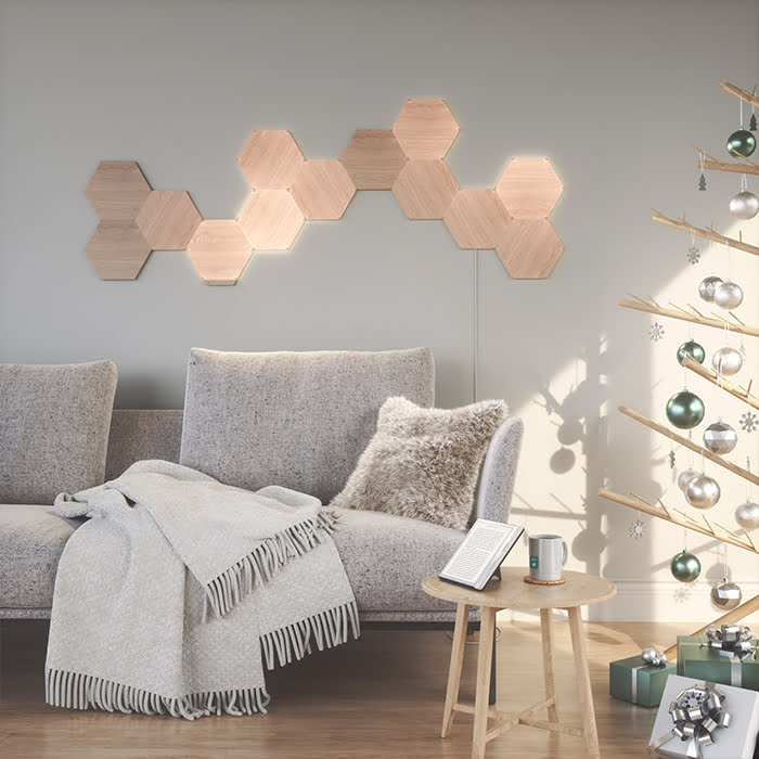 Nanoleaf Elements Hexagons Starter Kit - 13 pièces  (NL52-K-3002HB-13PK) - Achat / Vente Objet connecté / Domotique sur Cybertek.fr - 4