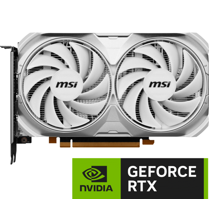 Carte graphique MSI GeForce RTX 4060 VENTUS 2X WHITE 8G OC - DLSS3