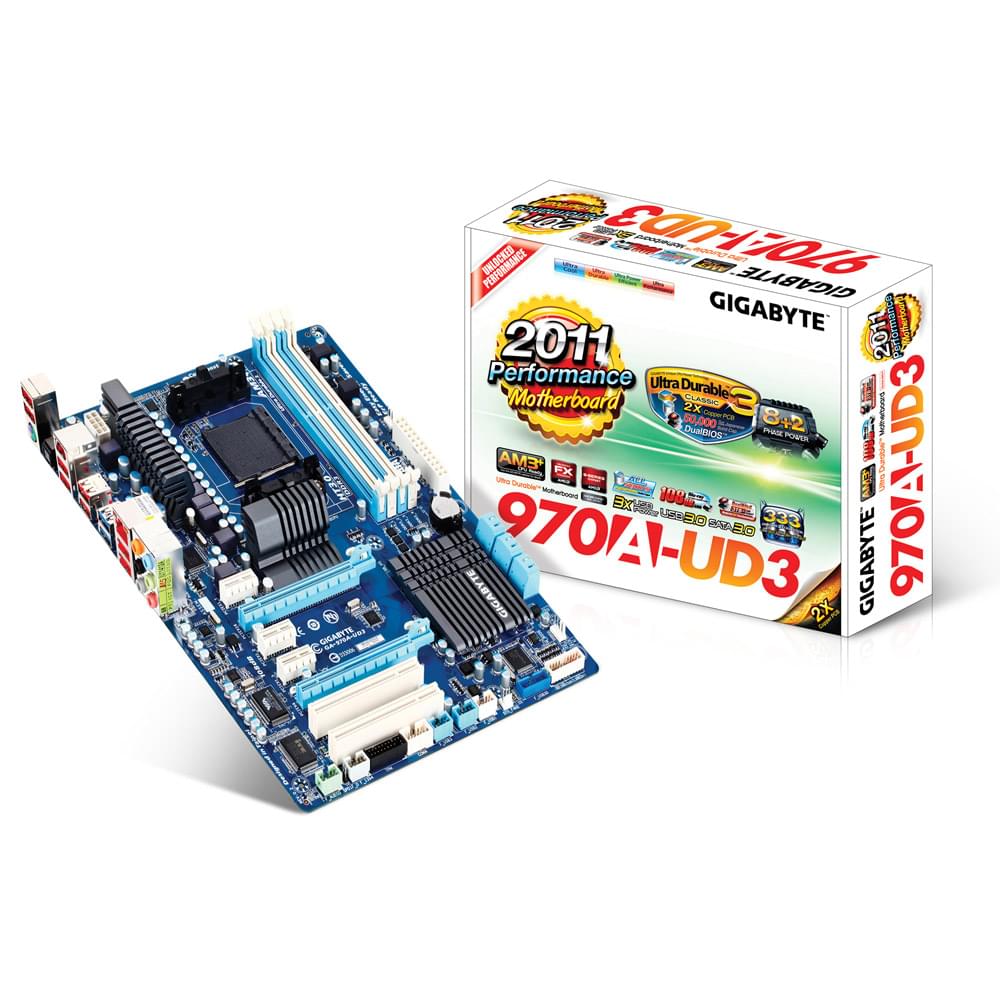 Gigabyte 970A-UD3 ATX  - Carte mère Gigabyte - Cybertek.fr - 0