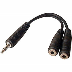 image produit   Doubleur Audio Jack 3.5 Cybertek