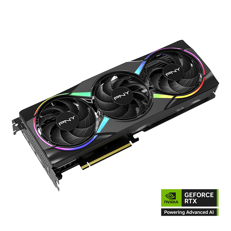 PNY RTX 5060Ti 16Go ARGB Overcloked Tripple Fan - Carte graphique - 1