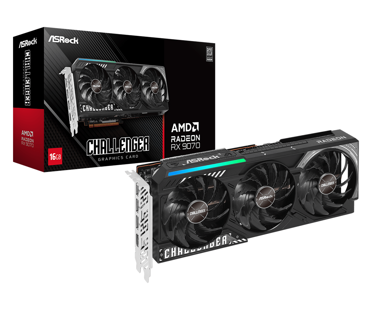 Carte graphique ASRock RX9070 CL 16G Cybertek