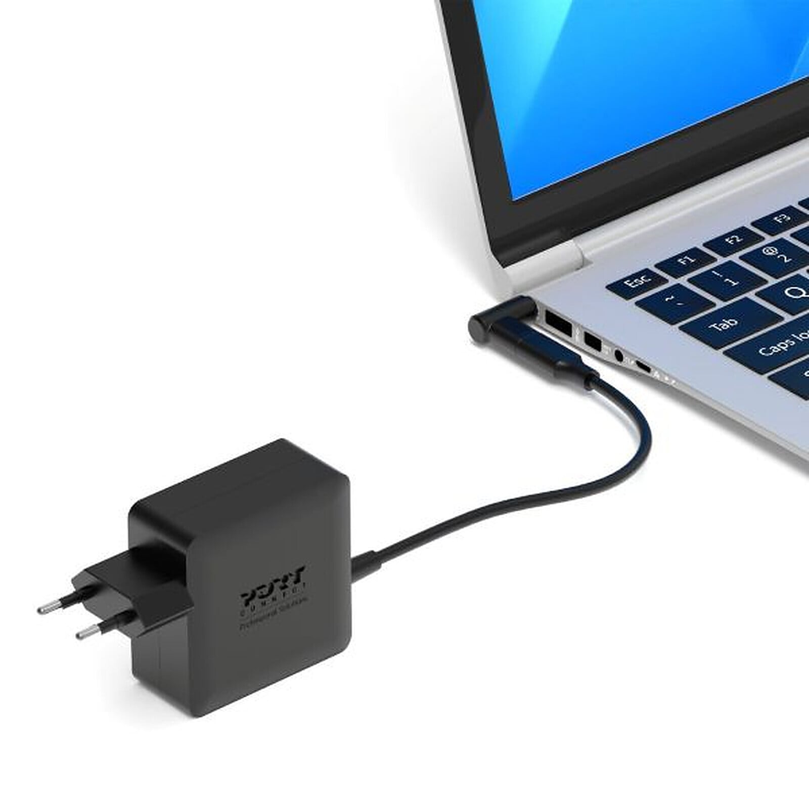 Port Alimentation secteur Universelle GaN 100W - USB-C - 9 embouts (904100UWEU) - Achat / Vente Chargeur sur Cybertek.fr - 3