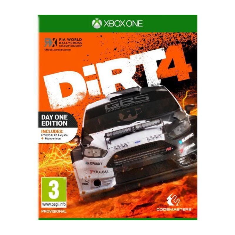 Codemasters DIRT 4 pour XBOX ONE (79407 **) - Achat / Vente Jeux video sur Cybertek.fr - 0