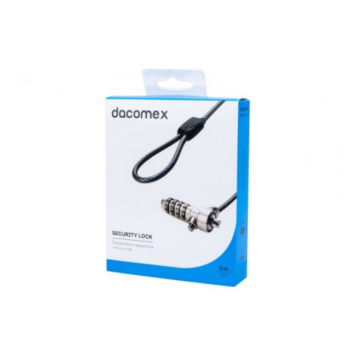 Accessoire PC portable Dacomex Câble antivol à code 4 Digit - 2m