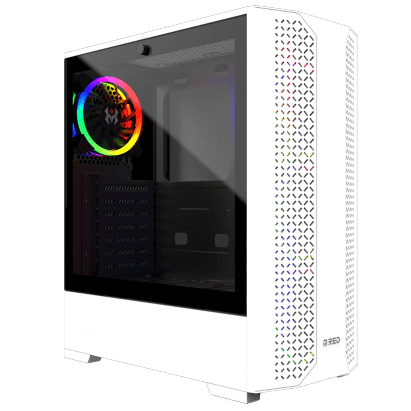 image produit M.RED Dream Eyes Blanc - MT/Sans Alim/ATX Cybertek