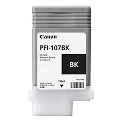 Cartouche Noir PFI-107BK - 6705B001 pour imprimante  Canon - 0