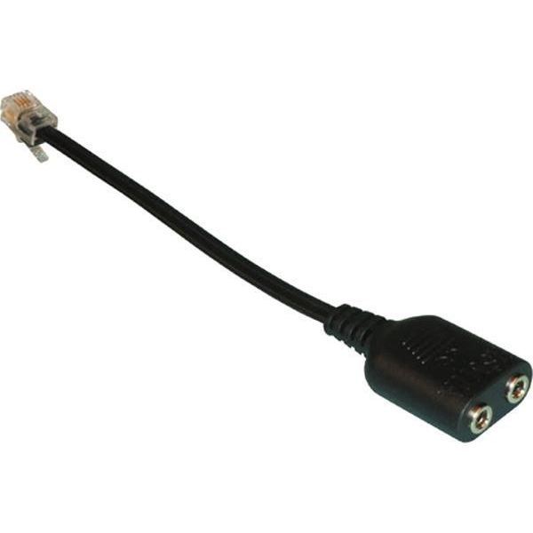 Adaptateur RJ9 vers 1x Jack 3.5mm 4 poles - Accessoire téléphonie Dacomex - 0