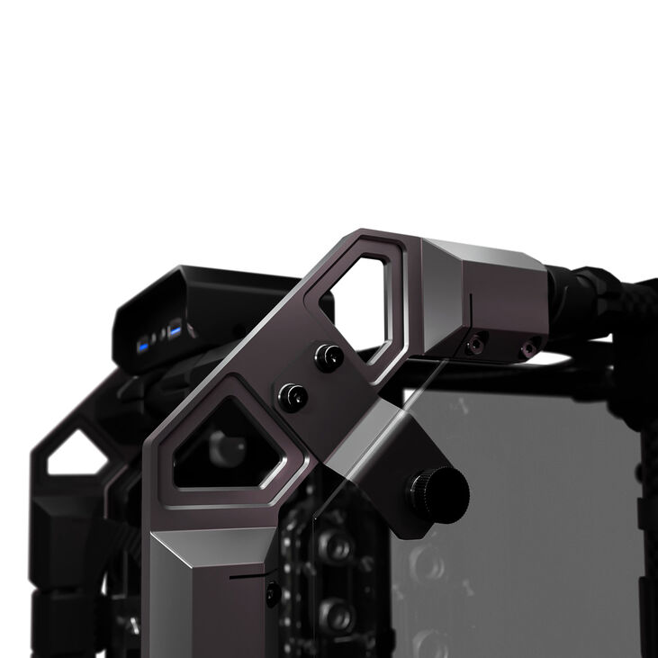 Alphacool Apex Pro Skeleton Carbon Noir - Boîtier PC Alphacool - 5