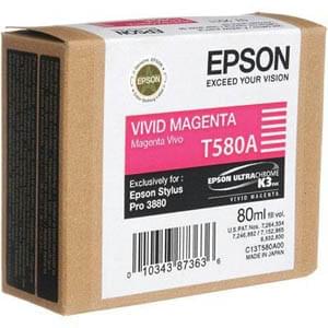 Cartouche Vivid Magenta T580A00 pour imprimante Jet d'encre Epson - 0