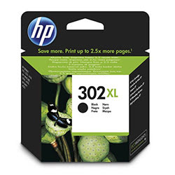 image produit HP Cartouche d'encre Noire 302XL - F6U68AE Cybertek