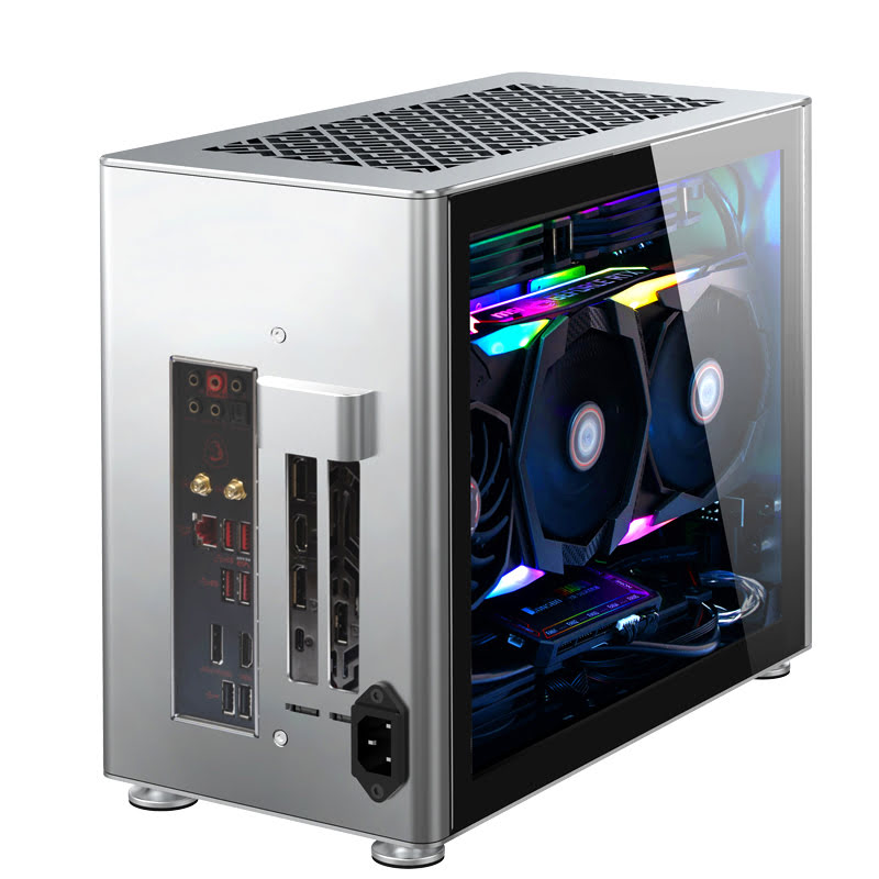 A4 mini-itx boitier A4 SILVER - Conforama