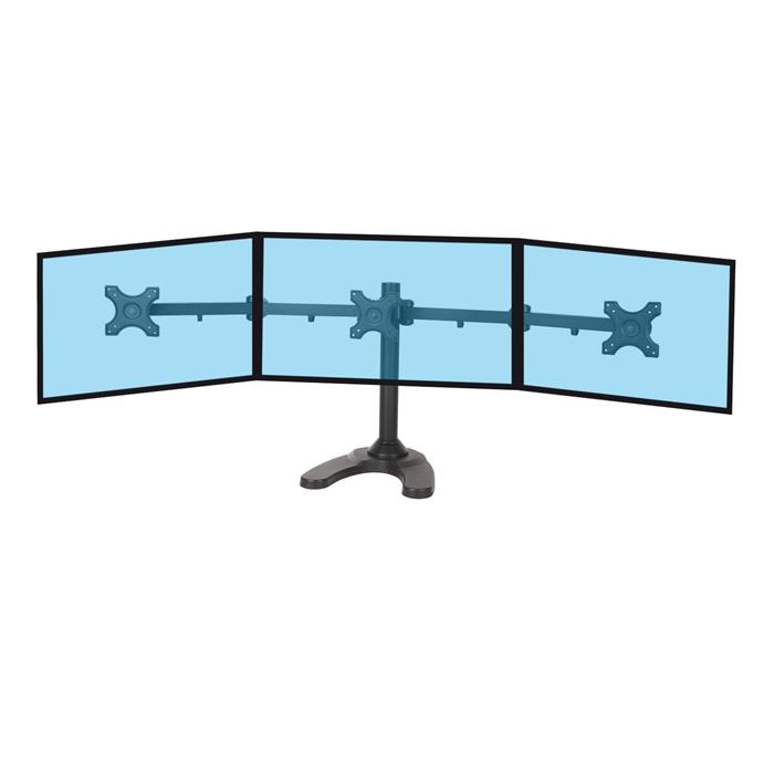 Support de bureau 3 écrans - 13" 24"  - Accessoire écran - 0