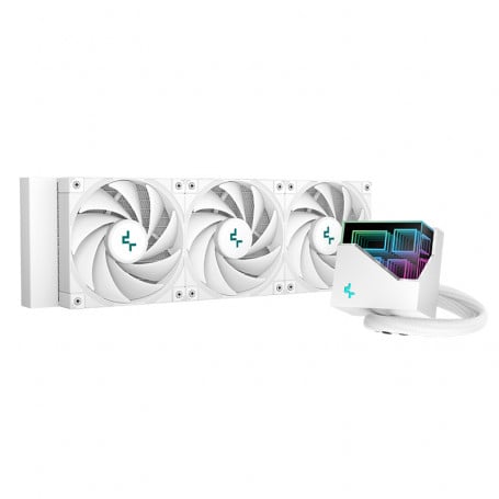 Hyte Pack Y60 Blanc/noir + LT720 Blanc 360mm Noir - Boîtier PC - 3
